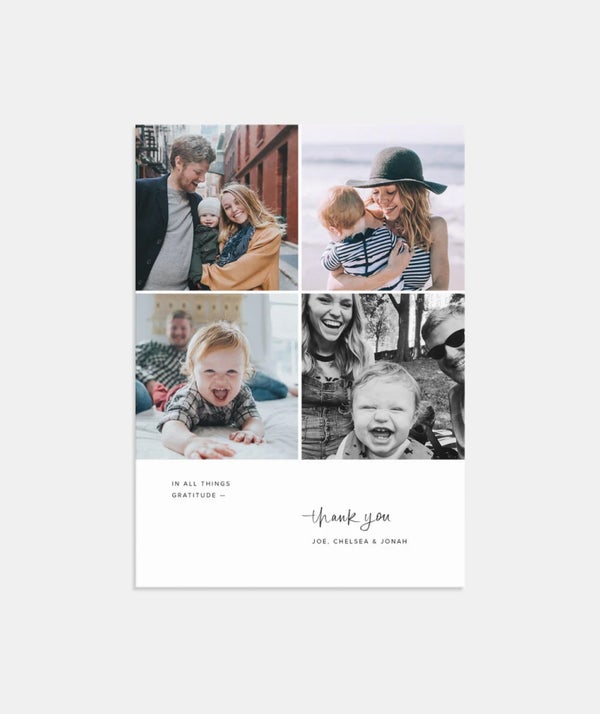 Multi-Image Thank You Card